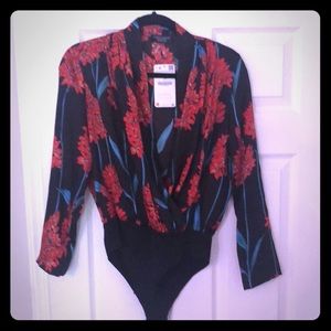 Zara Floral Bodysuit